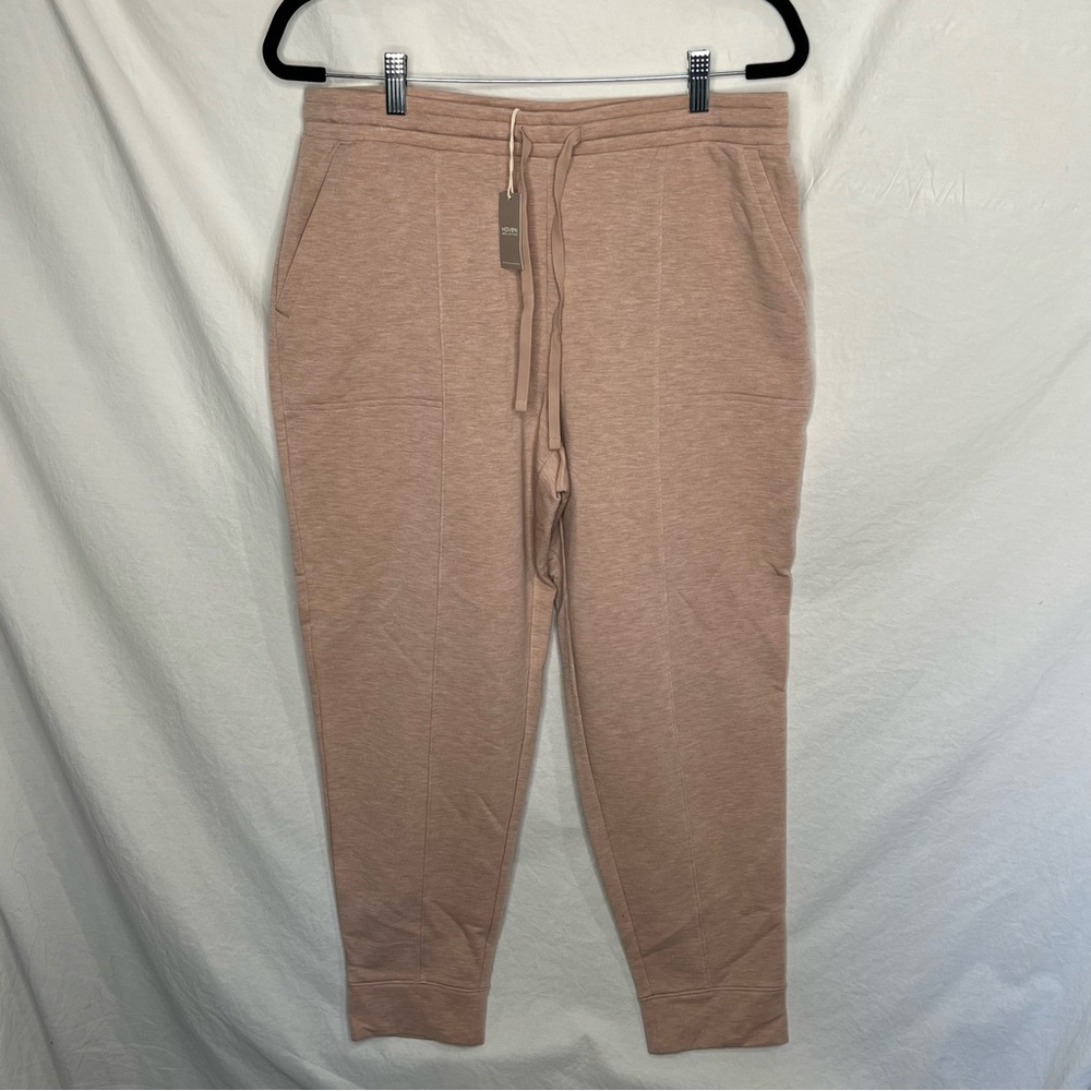 NWT Haven Well Within Tencel Jogger Pants Tan Women’s Size L Lounge Soft‎ Cloud